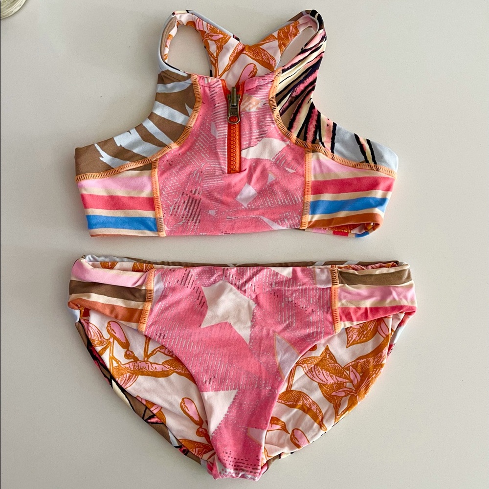 Girls Maaji 2-piece swimsuit bikini size 8